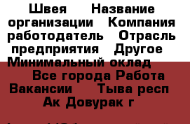 Швея 5 › Название организации ­ Компания-работодатель › Отрасль предприятия ­ Другое › Минимальный оклад ­ 8 000 - Все города Работа » Вакансии   . Тыва респ.,Ак-Довурак г.